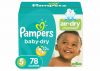 Pampers Baby Dry Diapers Super Pack - (Select Size)