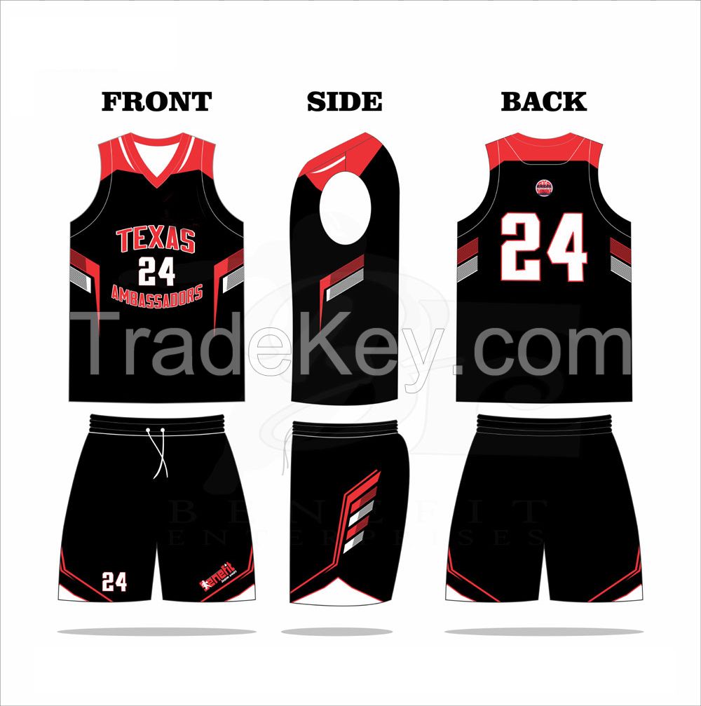 Customized Men team basketball uniform 2022