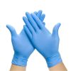 New In Box 100 PCS Blue Nitrile Powder Free Gloves Latex