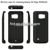 Samsung 은하 S6 가장자리를 위한 새로운 4200mah 외부 건전지 상자