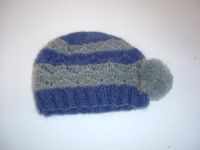 Beanie Mohair связанный рукой