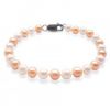 6-7mm AA Single Row Round Pearl Bracelet, Sterling Silver or 14k Gold