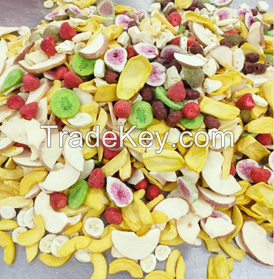 Freeze-dried fruit, mixed fruit snacks, healthy dried fruit