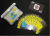 карточки транспаранта пластичные играя