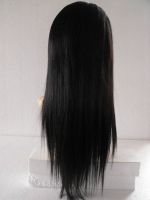 Индийский Remy парик 8" фронта шнурка текстуры Yaki света волос - 26" темный цвет в штоке для оптовой продажи