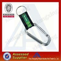 Carabiner 걸이를 가진 녹색 다기능 길쌈된 병 홀더 방아끈