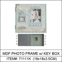 Первоначально конструированная коробка вставки рамки фото Mdf ключевая