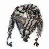 Leopard Printing scarf, Made of 100% Cotton, Measures 100 x 100cm
