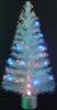 Голубые рождественские елки оптического волокна СИД