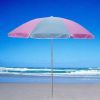 Зонтик сада/пляжа при рамка металла, сделанная из полиэфира 170T, OEM или