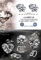 продайте серебряные серьги, ювелирные изделия кристалла Zircon