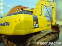 Используемая землечерпалка Pc220-7 Komatsu гидровлическая