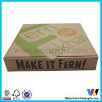 Подгонянная коробка упаковки еды