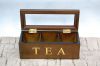 деревянная коробка чая