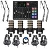Rode Microphones RODECaster Pro Integrated Podcast Production Console W-ACC KIT