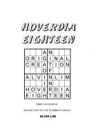 Hoverdia 18: Новая головоломка номера логики 8x8
