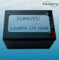 Батарея 120wh Lifepo4 12v 10ah для портативной электрической системы, светофора лития