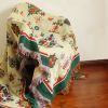Bright vintage geometric woven pattern sofa cover sofa throw sofa blanket and carpet