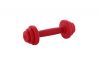 Eco-friendly, floating rubber dog toy - barbell