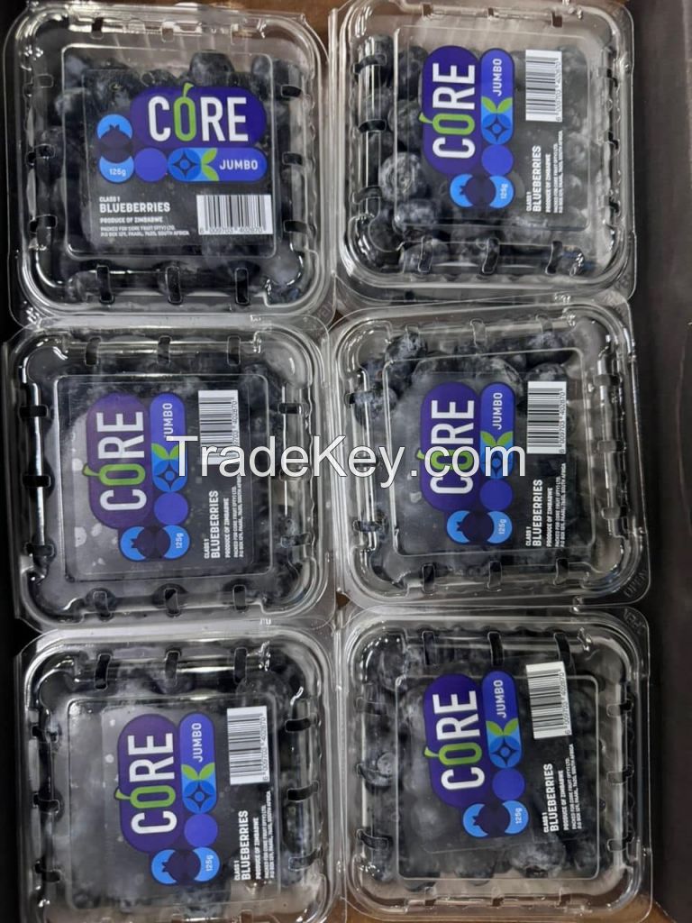 125g Blueberries Blue bery Blueberry Fresh fruits Air freight  2025 South Africa Crop
