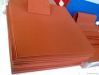 темно - красный экстренныйый выпуск листа резины губки slicone для ironning машины