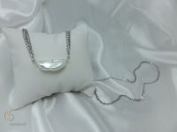 Ожерелье перлы Pna-014 с цепью стерлингового серебра