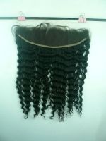 Верхнее качество отсутствие линяя индийских Remy Frontals шнурка волос 18" глубоко размер 13x4 волны 1b#»