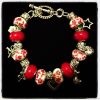 "Red Fern" Charm Bracelet