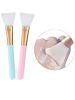 2 PCS Silicone Face Mask Brush,Mask Beauty Tool Soft Silicone Facial Mud Mask Applicator Brush Hairless Body Lotion And Body Butter Applicator Tools