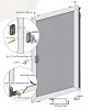 48â³x79â³ Unassembled Economy Sliding Screen Door