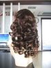 Польностью швейцарские парики шнурка с изготовлением парика шнурка волос младенца