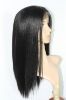 парик шнурка бразильских виргинских волос полный 20 1# дюймов yaki света