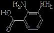 2, кислота 3-diaminobenzoic
