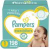 Pay with PayPal for 198 Count - Pampers Swaddlers Disposable Baby Diapers