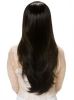 14" Silky Straight Black Lace Front Human Hair Wig