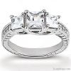 1.87 Ct. DIAMOND RING three stone wedding diamond ring