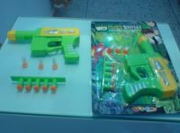 пластичные игрушки пушки Softpoin