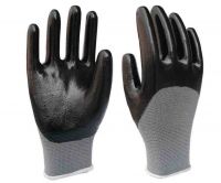 Задняя часть открытое покрынное Gloves/dnt-11 нитрила