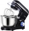 Aucma Stand Mixer,6.5-QT 660W 6-Speed Tilt-Head Food Mixer, Kitchen Electric Mixer with Dough Hook, Wire Whip & Beater