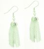 Sterling silver chain dangle earrings