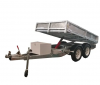 4 and 2 wheel 8 Ton Tipping Trailer For Farm Used Attached With Tractor/Hydraulic Dump 8 Ton Trailer for sale