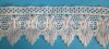 White Embroidered Guipure Chemical Lace