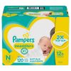 Pampers Swaddlers Diapers, Giant Pack Newborn 120 Count