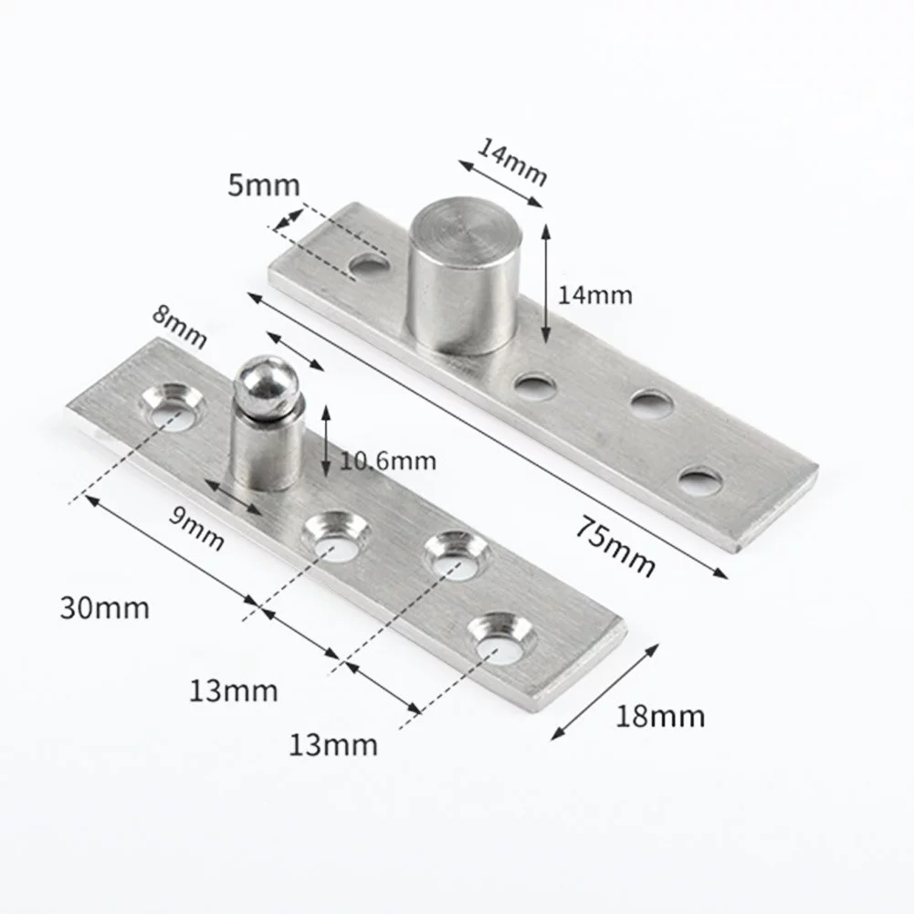 Eccentric code Stainless Steel Pivot Door Hinge Heavy Duty Rotation ...