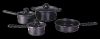 прямой cookware set1 non-ручки формы 7PC (стеклянная крышка)