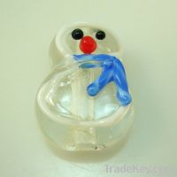 шарики снеговика Lampwork стеклянные