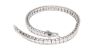 Sterling Silver Jewelry Bracelet w/3mm Square CZ