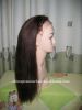 парик шнурка скручиваемости Yaki волос Remy индейца 16 дюймов сотка передний