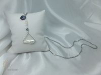 Ожерелье перлы Pna-036 с цепью стерлингового серебра