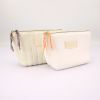 Cotton Cosmetic Pouch Travel Makeup Bag Case